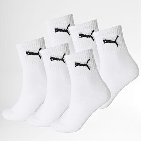 Puma - Lote de 6 pares de calcetines 701219576 Blanco