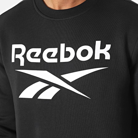 Reebok - Sudadera Reebok Identity Big Logo Crewneck H54791 Negro
