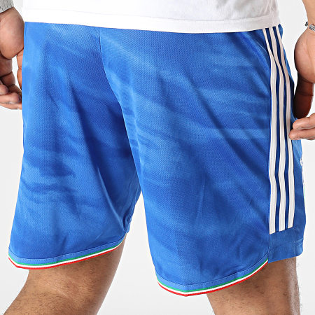 Adidas Sportswear - FIGC HS9877 Pantaloncini sportivi a righe blu royal