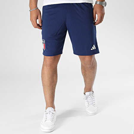 Adidas Sportswear - Short Jogging A Bandes HS9850 Bleu Marine