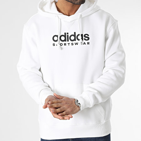 Adidas Originals - Tutti IC9781 Felpa con cappuccio bianco