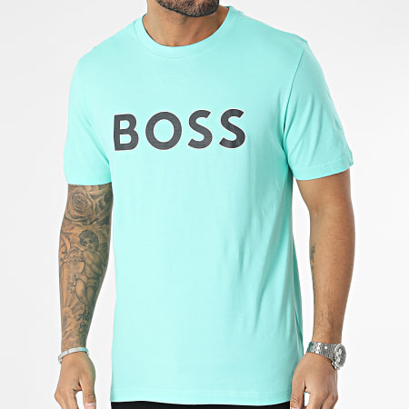 BOSS - Camiseta 50488793 Turquesa