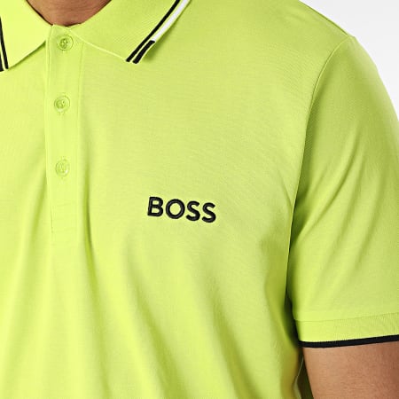 BOSS - Polo Manches Courtes 50469094 Vert Anis