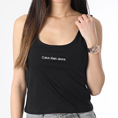 Calvin Klein - Camiseta de tirantes para mujer 1064 Negro