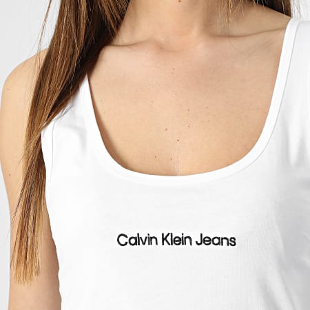 Calvin Klein - Canotta donna Institutional Strapp 1064 Bianco