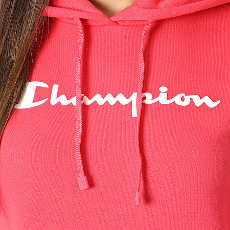 Champion - Sudadera con capucha para mujer 116457 Rosa