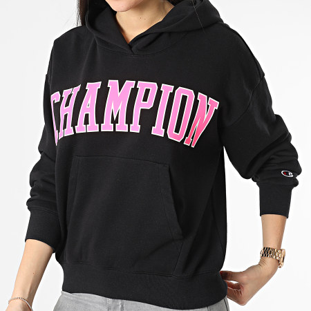 Champion - Sudadera con capucha para mujer 116079 Negro