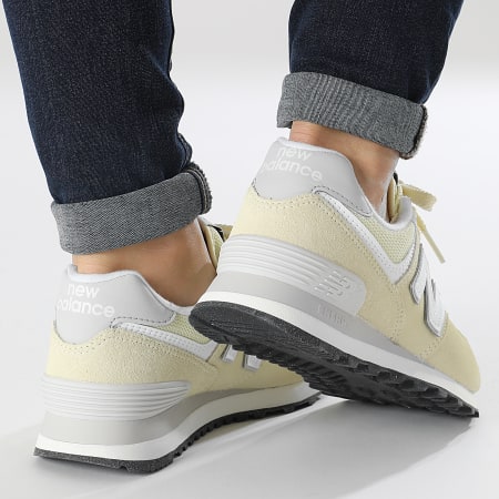 New balance 574 lime clearance