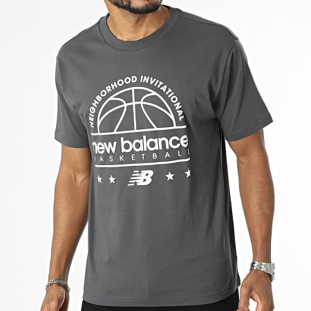 New Balance - MT31586 Maglietta grigio antracite