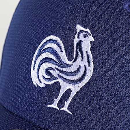 New Era - Casquette Fitted 39Thirty Diamond Era France Rugby Bleu Roi