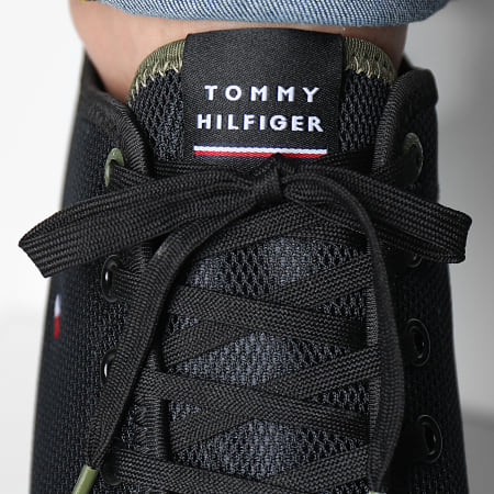 Tommy Hilfiger - Sneakers leggere con suola in tessuto 4426 Nero