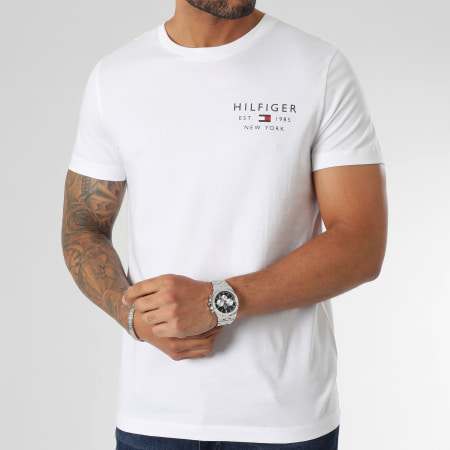 Tommy Hilfiger - Tee Shirt Brand Love Small Logo 0033 Blanc
