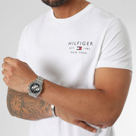 Tommy Hilfiger - Camiseta Brand Love Small Logo 0033 Blanco