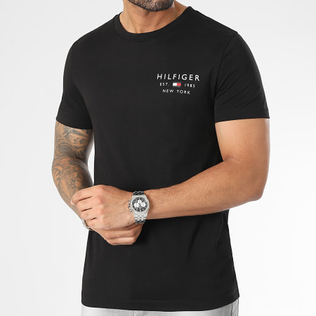 Tommy Hilfiger - Camiseta Brand Love Small Logo 0033 Negro