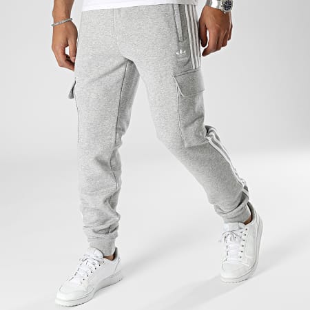 Adidas Originals - HK9688 Pantalones de chándal Gris jaspeado