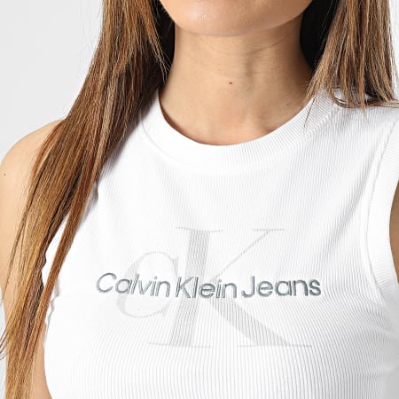 Calvin Klein - Débardeur Femme 1521 Blanc