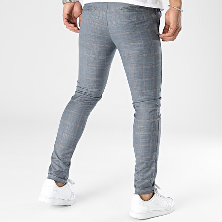 Classic Series - Pantaloni chino a quadri grigio antracite