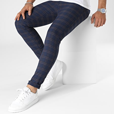 Pantalon Bébé Gap à Carreaux Bleu Et Blanc - Taille 3/6 Mois - Coton 100% - Neuf Sans étiquettes