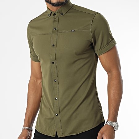 Chemise Saints Studio Manches Courtes – Couleur Kaki – Taille L – Neuf Avec étiquettes