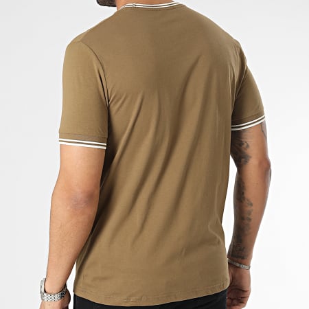 Fred Perry - Tee Shirt Twin Tipped M1588 Marron Clair