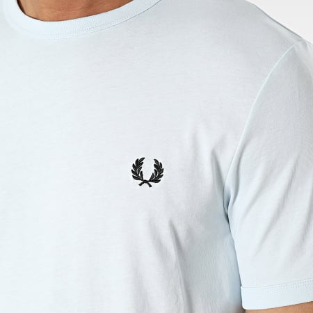 Fred Perry - M3519 Camiseta de tirantes azul cielo
