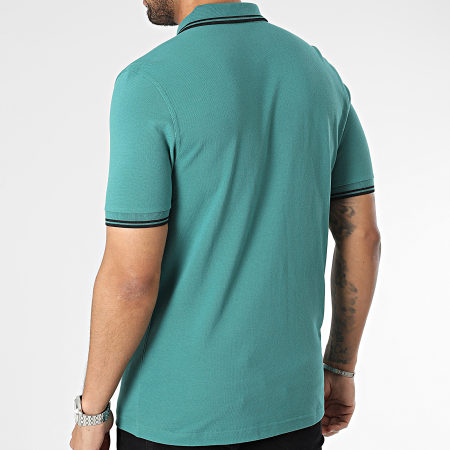 Fred Perry - Polo Manches Courtes Twin Tipped M3600 Turquoise