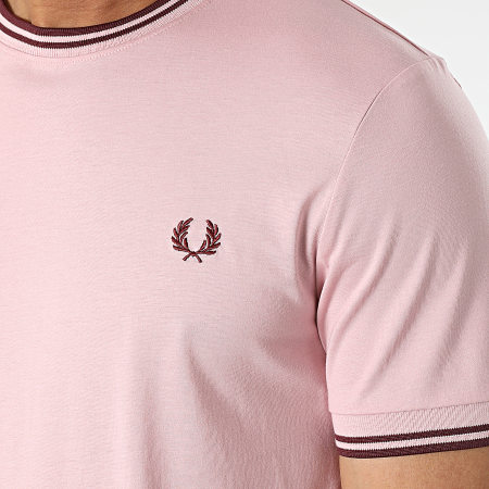 Fred Perry - Camiseta Twin Tipped M1588 Rosa
