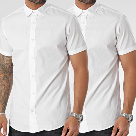 Camisas lisas blancas deals