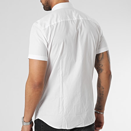 Jack And Jones Lote De 2 Camisas Lisas De Manga Corta 2 Blancas