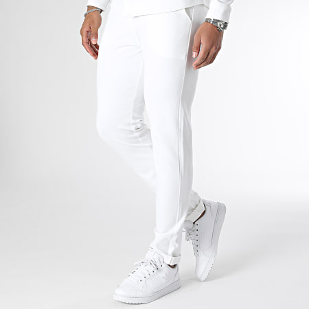 LBO - Conjunto de camisa de manga larga y pantalón chino 1070521 Blanco
