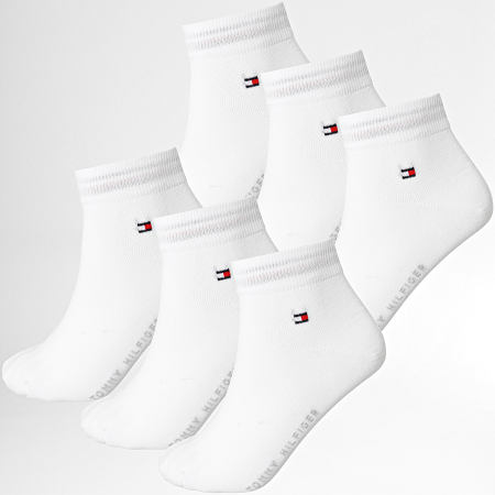 Tommy Hilfiger - Lote de 6 pares de calcetines 701219563 Blanco