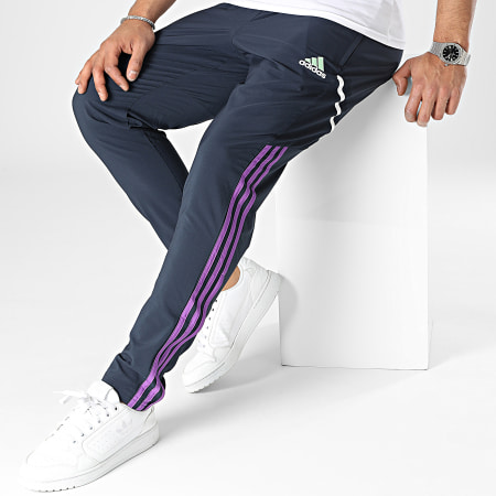 Adidas Sportswear - Pantalon Jogging A Bandes Real Madrid HT8807 Bleu Marine