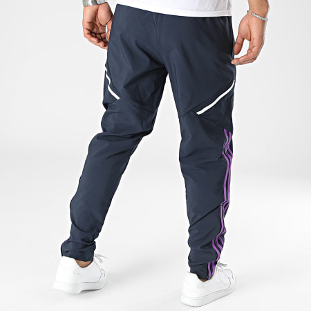 Adidas Sportswear - Pantaloni da jogging a fascia blu navy Real Madrid HT8807