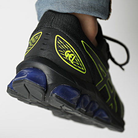 Asics - Sneakers Gel Quantum 180 VII 1201A816 Nero Giallo Sicurezza