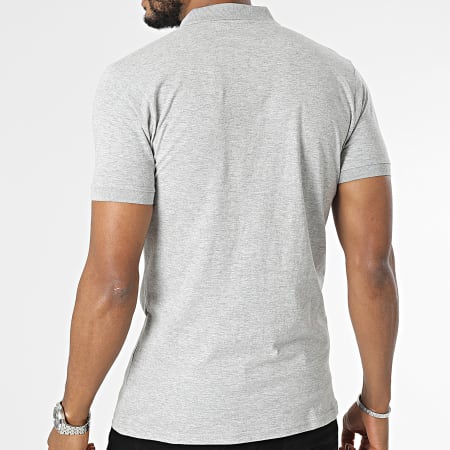 Chemise Homme Chaps Classique Gris Cendre - Taille L, 100% Coton, Manches Courtes - Occasion Excellent état