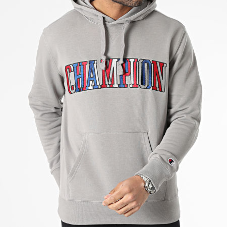 Champion - Sudadera con capucha 218508 Gris