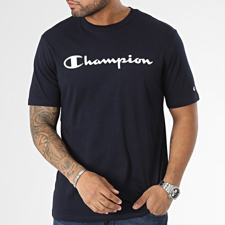 Champion - Tee Shirt 218531 Bleu Marine