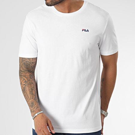 Fila - Confezione da 2 magliette Brod FAM0083 Bianco