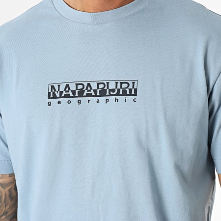 Napapijri - Tee Shirt A4GDR Bleu Clair