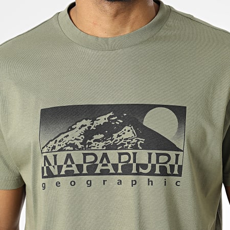 Napapijri - Maglietta Quito A4H5E Verde Khaki