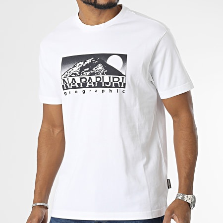 Napapijri - Tee Shirt Quito A4H5E Blanc