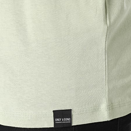Only And Sons - Tee Shirt Max Life Vert Clair