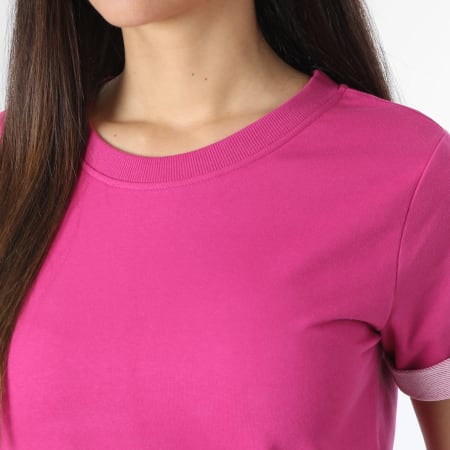 Only - Ivy Vestido Camiseta Mujer Rosa Fucsia