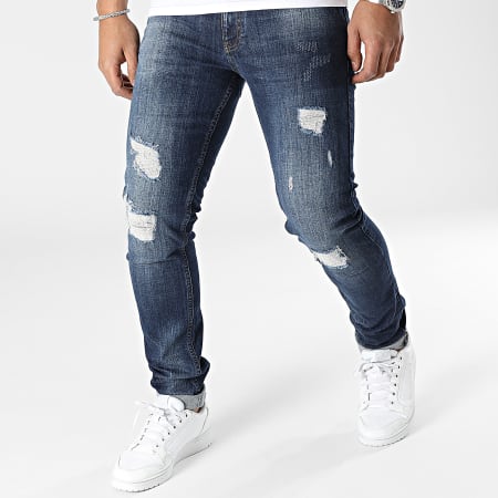 Armita - Jeans slim in denim blu