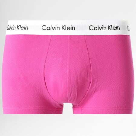 Calvin Klein - Lot De 3 Boxers Cotton Stretch U2664G Gris Rose Bleu Marine