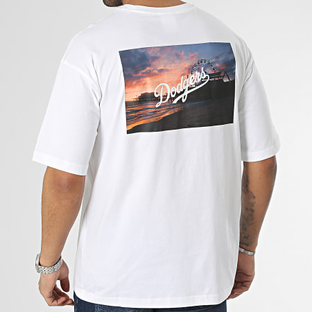 Champion - Tee Shirt 218923 Los Angeles Dodgers Blanc