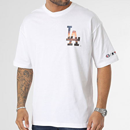 Champion - Camiseta 218923 Los Angeles Dodgers Blanco