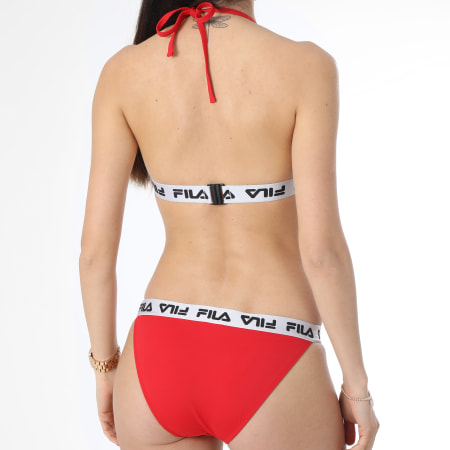 Fila - Bikini donna con spacco FAW0475 Rosso