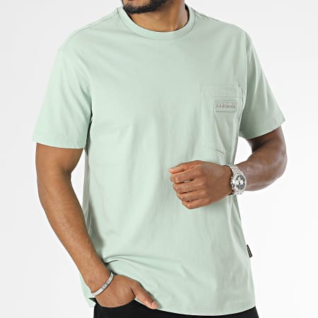 Napapijri - Morgex Pocket Tee Shirt A4GBP Verde chiaro
