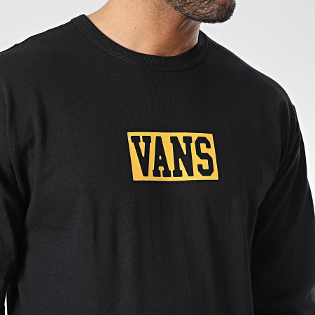 Vans - Off The Wall Varsity Camiseta Manga Larga 007UH Negro